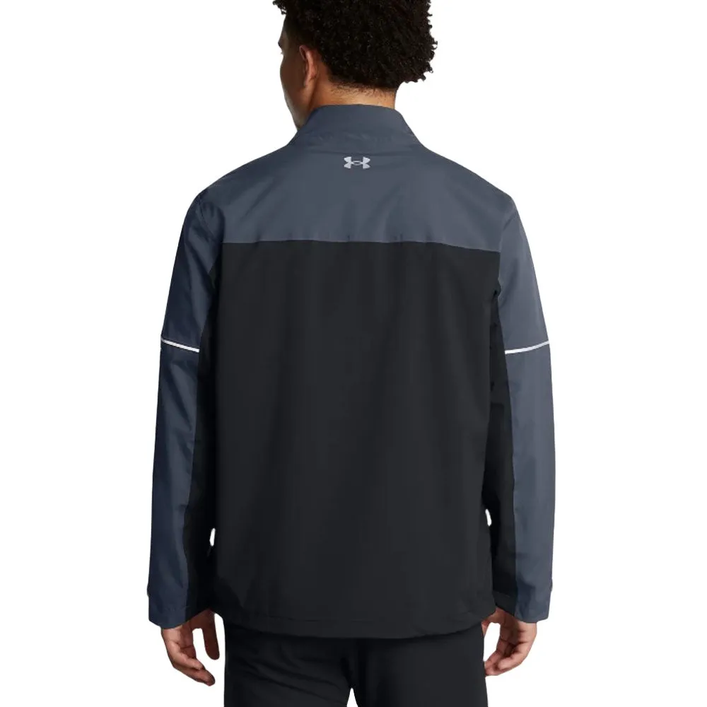 Softshell Material Under Armour Drive Rain Waterproof Jacket - Downpour Grey/Black