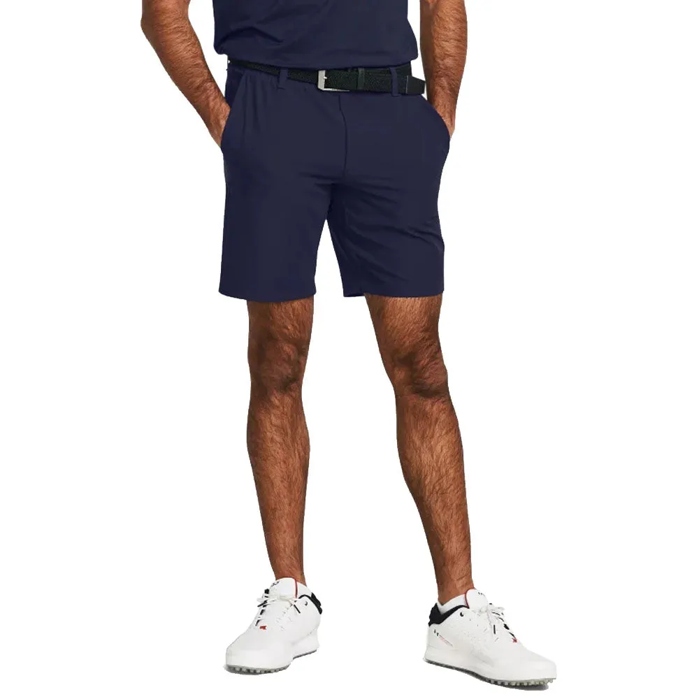 Durable Stitching UV Protective Coating Under Armour Drive Taper Shorts - Midnight Navy/Halo Gray