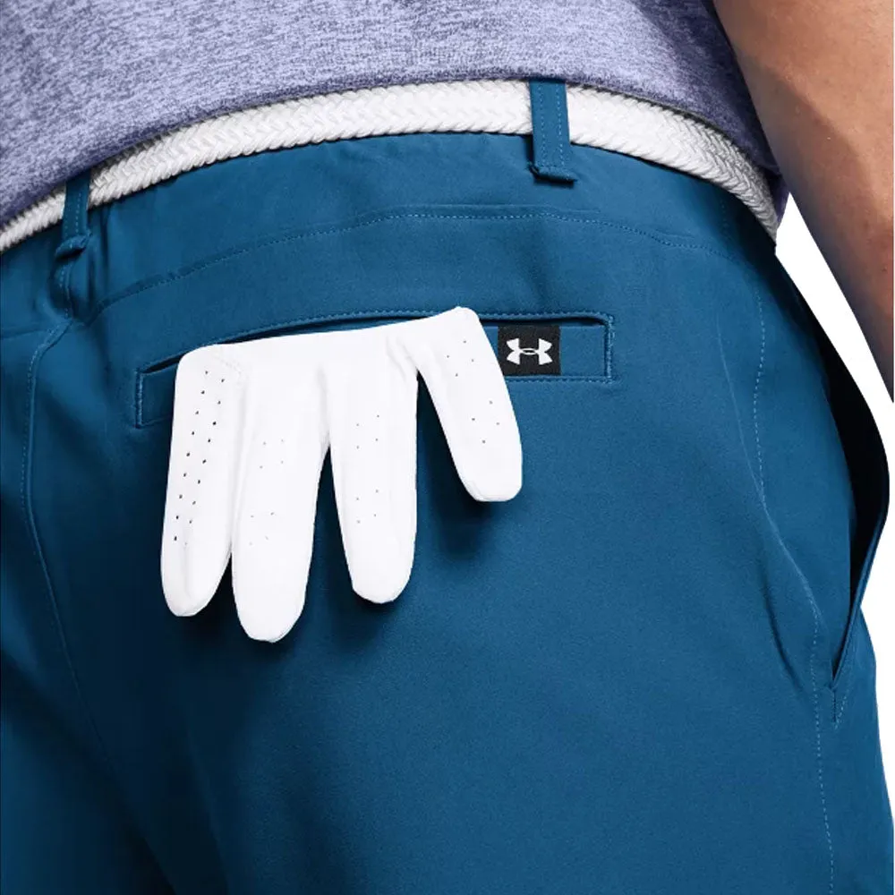 Under Armour Drive Taper Shorts - Photon Blue/Halo Gray Tear Resistant Fabric
