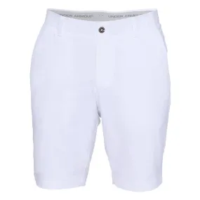 Under Armour Matchplay Performance Taper Shorts - White Fleece Lining QuickAdjustStraps