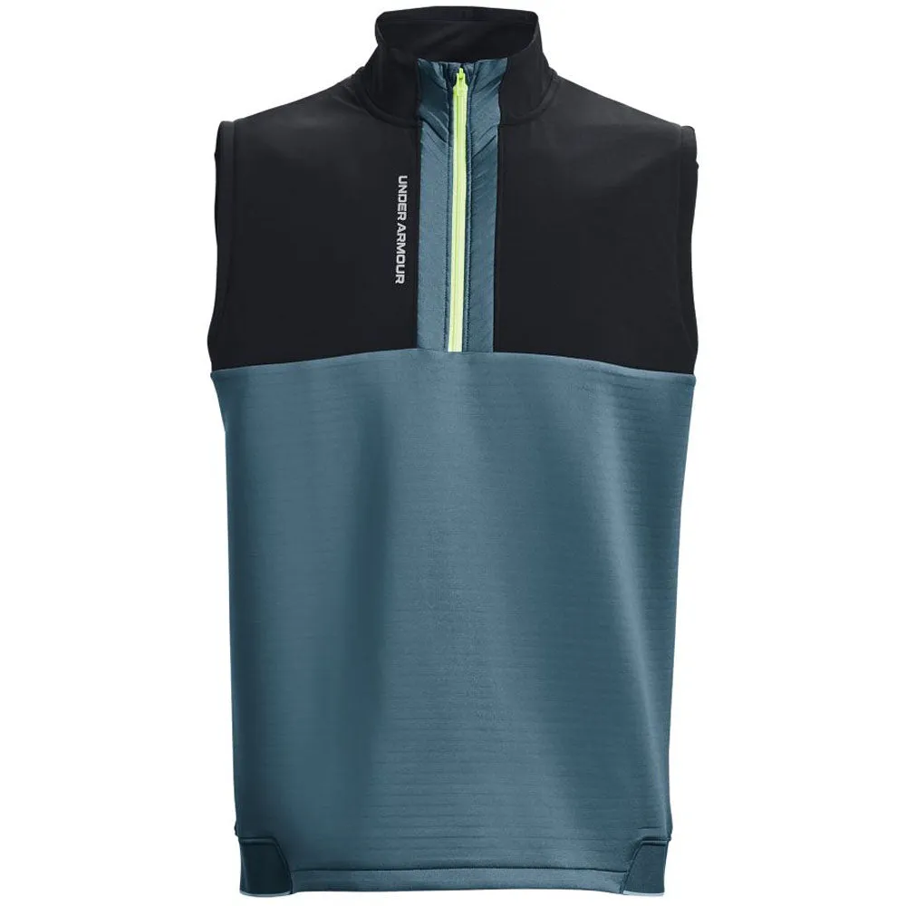 Under Armour Storm Daytona Vest - Black/Static Blue floral Weatherproof Zipper Closure