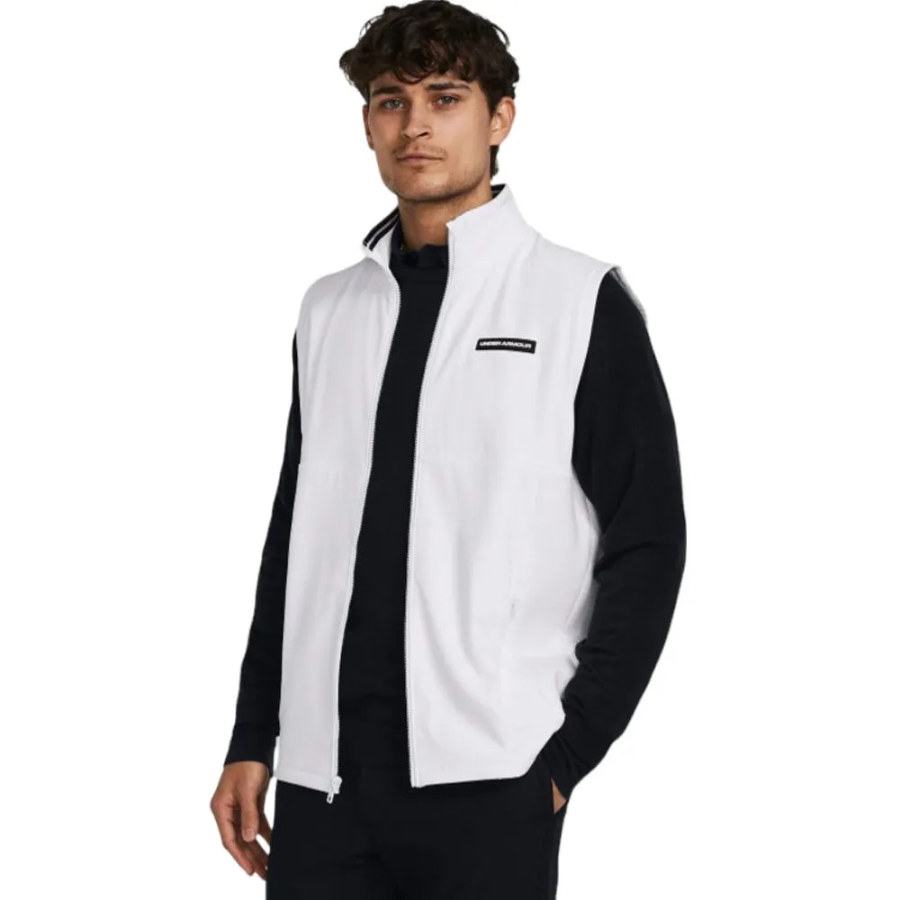 Under Armour Storm Daytona Vest - White/Black/White add on compression support
