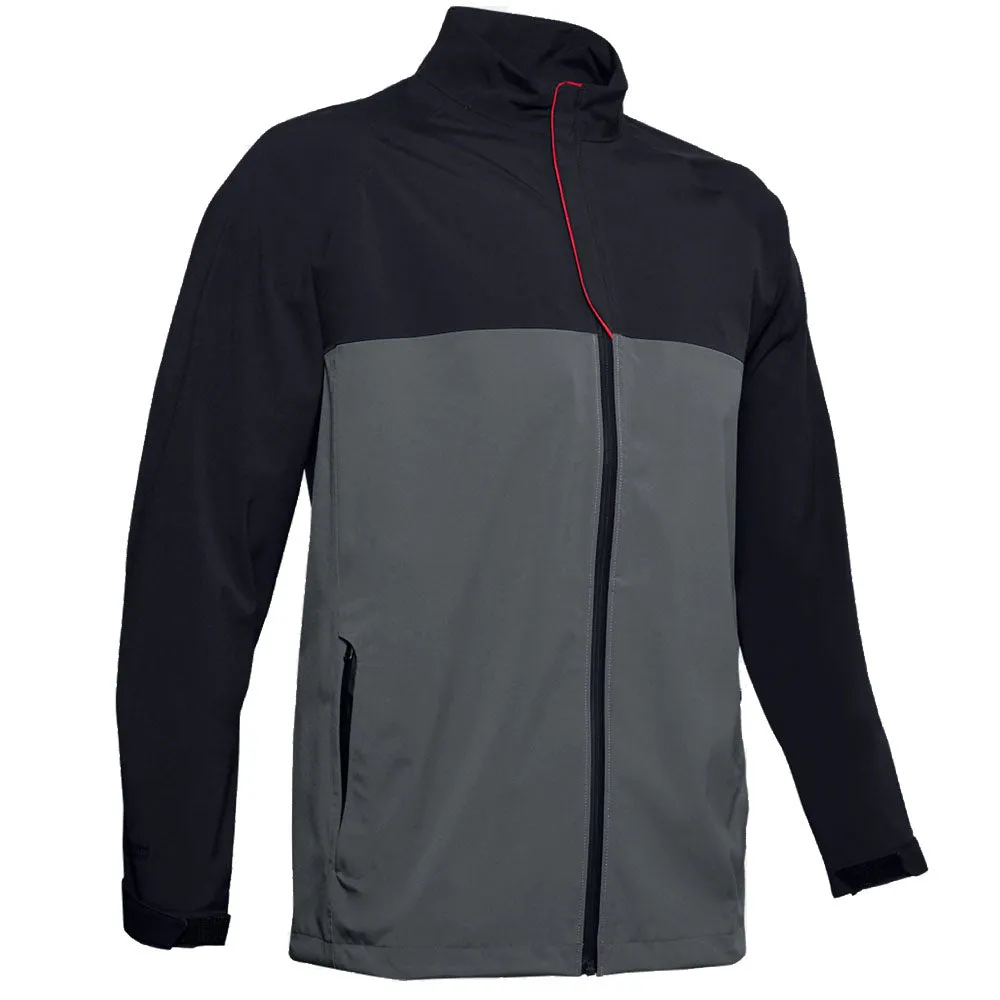 Foldable Collar Under Armour Storm Waterproof Jacket - Black