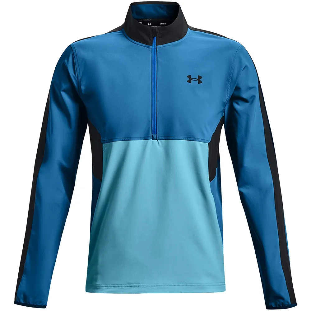 ReversibleStyle Under Armour Storm Windstrike 1/2 Zip Jacket - Cruise Blue/Fresco Blue