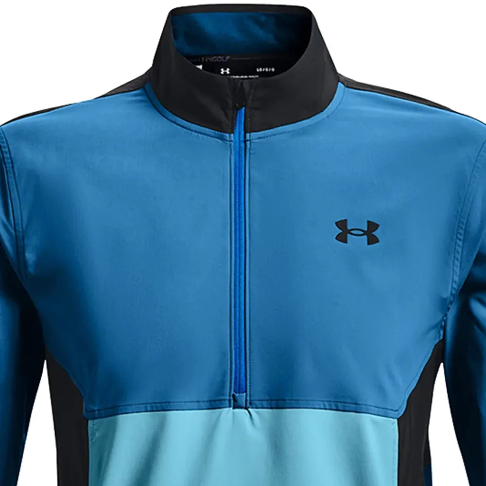 Under Armour Storm Windstrike 1/2 Zip Jacket - Cruise Blue/Fresco Blue Soft Comfort Design