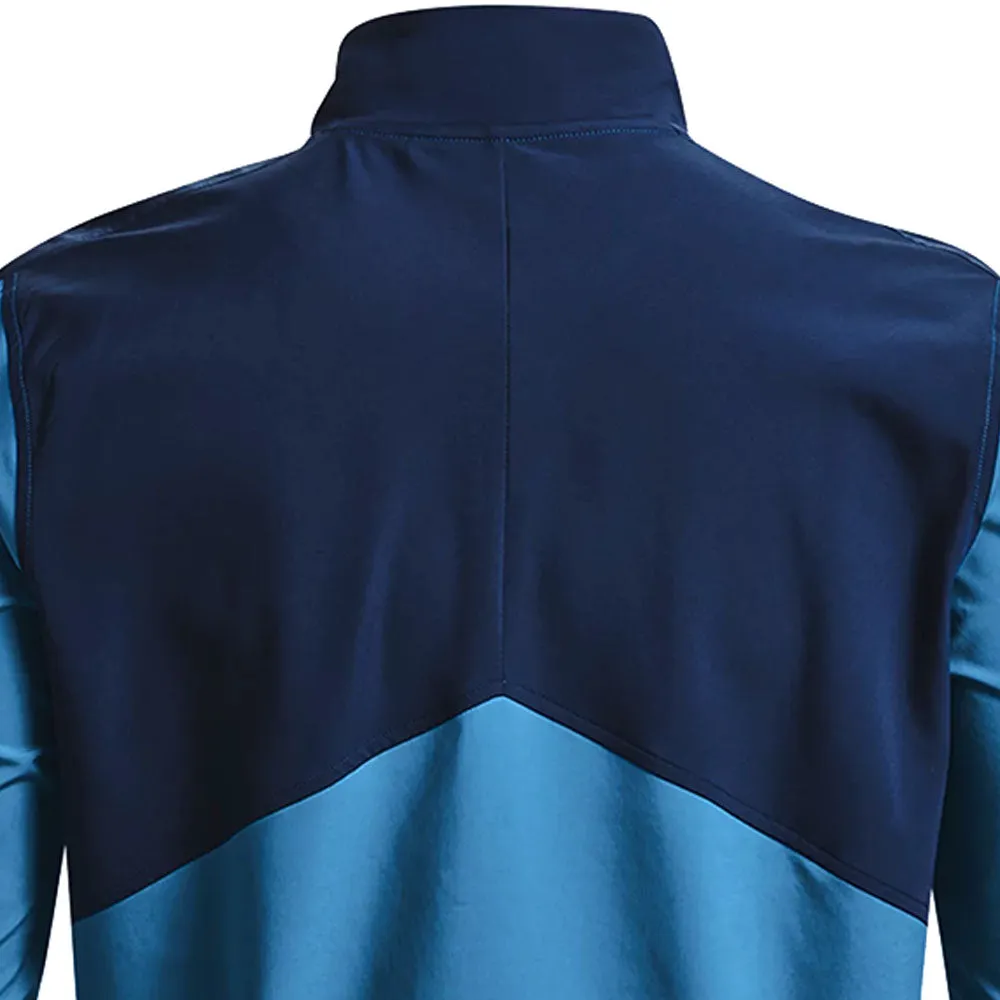 Airy Layer Fit Under Armour Storm Windstrike 1/2 Zip Jacket - Cruise Blue/Fresco Blue