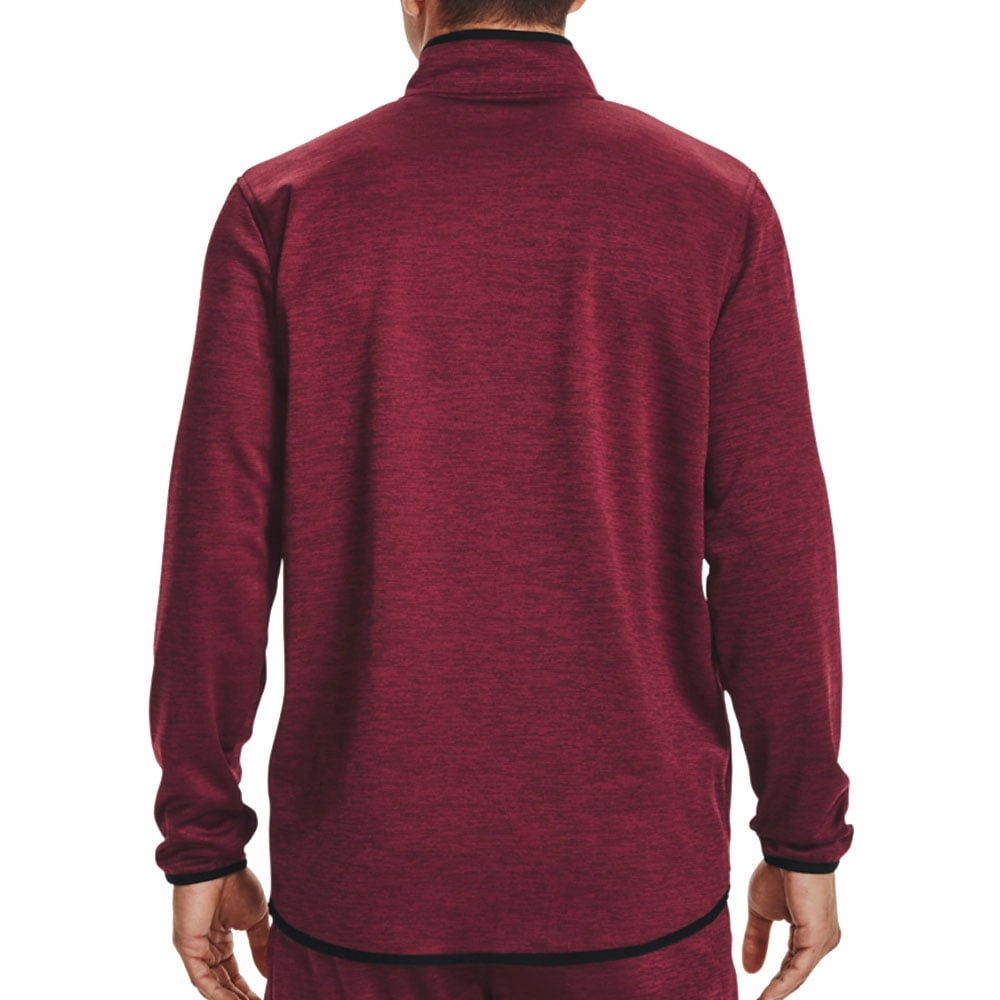 Under Armour 1/2 Zip Armour Fleece - Red Winter Comfort Warm and Cozy