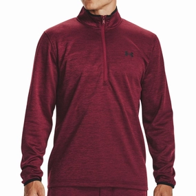 Classic Relaxed product fuzzy coziness Under Armour 1/2 Zip Armour Fleece - Red