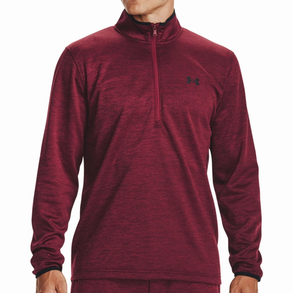 Classic Relaxed product fuzzy coziness Under Armour 1/2 Zip Armour Fleece - Red