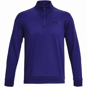 product thermal lining insulation Under Armour Armour Fleece 1/4 Zip Pullover - Sonar Blue