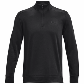 Under Armour Armour Fleece 1/4 Zip Sweater - Black Fresh Sporty