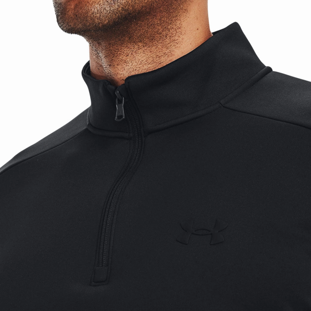Comfy All Day Business Ready Under Armour Armour Fleece 1/4 Zip Sweater - Black