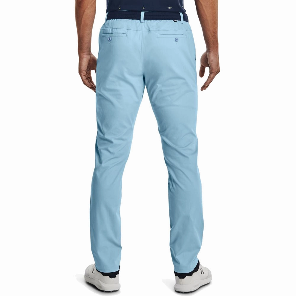 Under Armour Chino Tapered Trousers - Peninsula Blue Clean Fit ElasticWaist