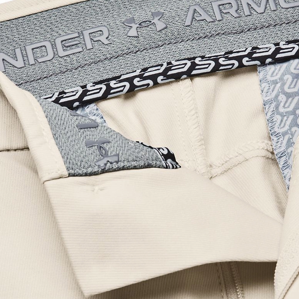Under Armour Chino Tapered Trousers - White HighWaistSupport Quick Movement Wear
