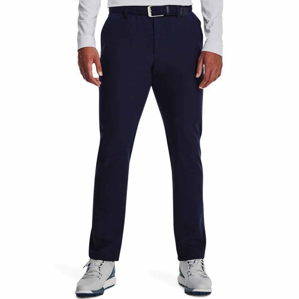 Under Armour ColdGear Infrared Tapered Trousers - Midnight Navy Yoga Ready