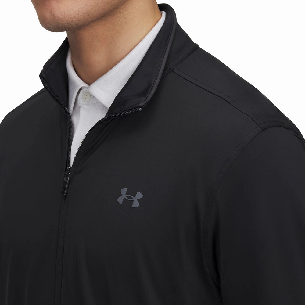 product stain resistant convenience All-day Comfort Under Armour Drive Full Zip Pullover - Black/Castlerock