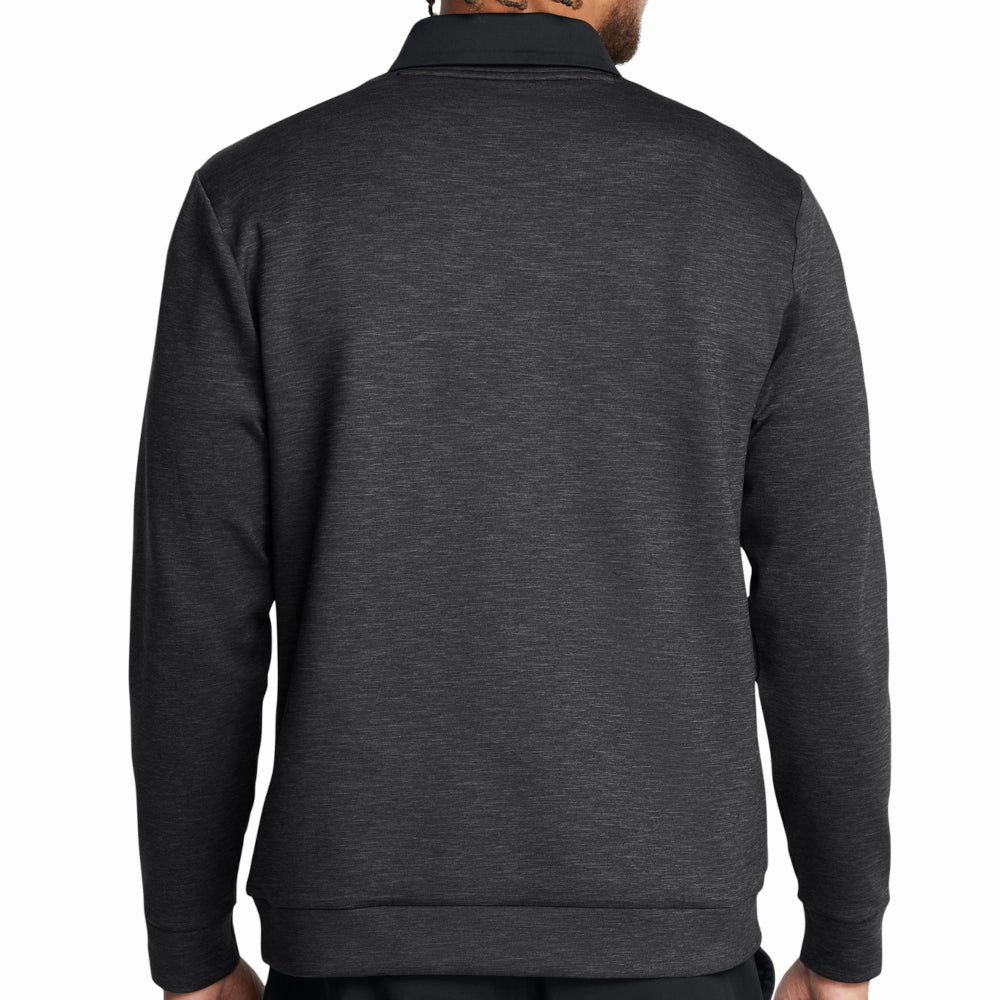 Under Armour Drive Midlayer Crewneck Pullover - Black/Anthracite Minimalist Design