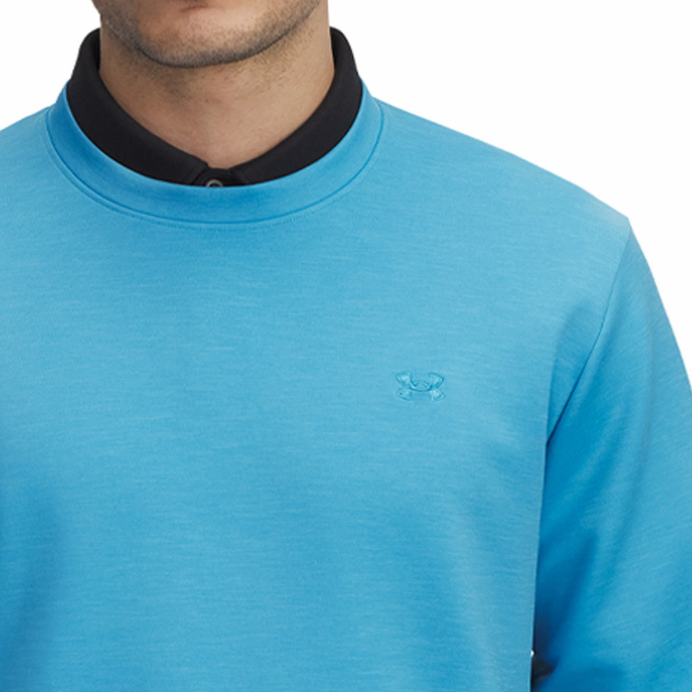 Under Armour Drive Midlayer Crewneck Pullover - Ether Blue/Ether Blue Trendy Layered
