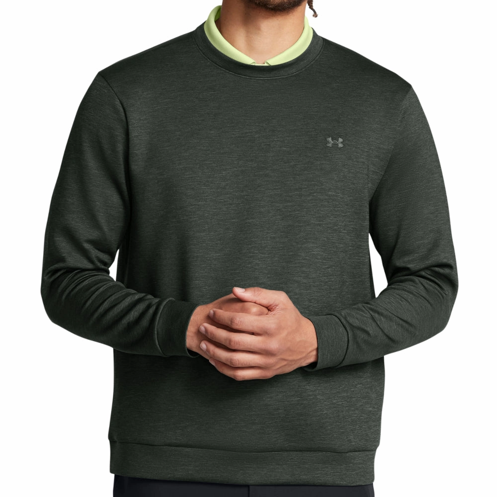Under Armour Drive Midlayer Crewneck Pullover - Forest Green/Nordic Green Comfy Outfit