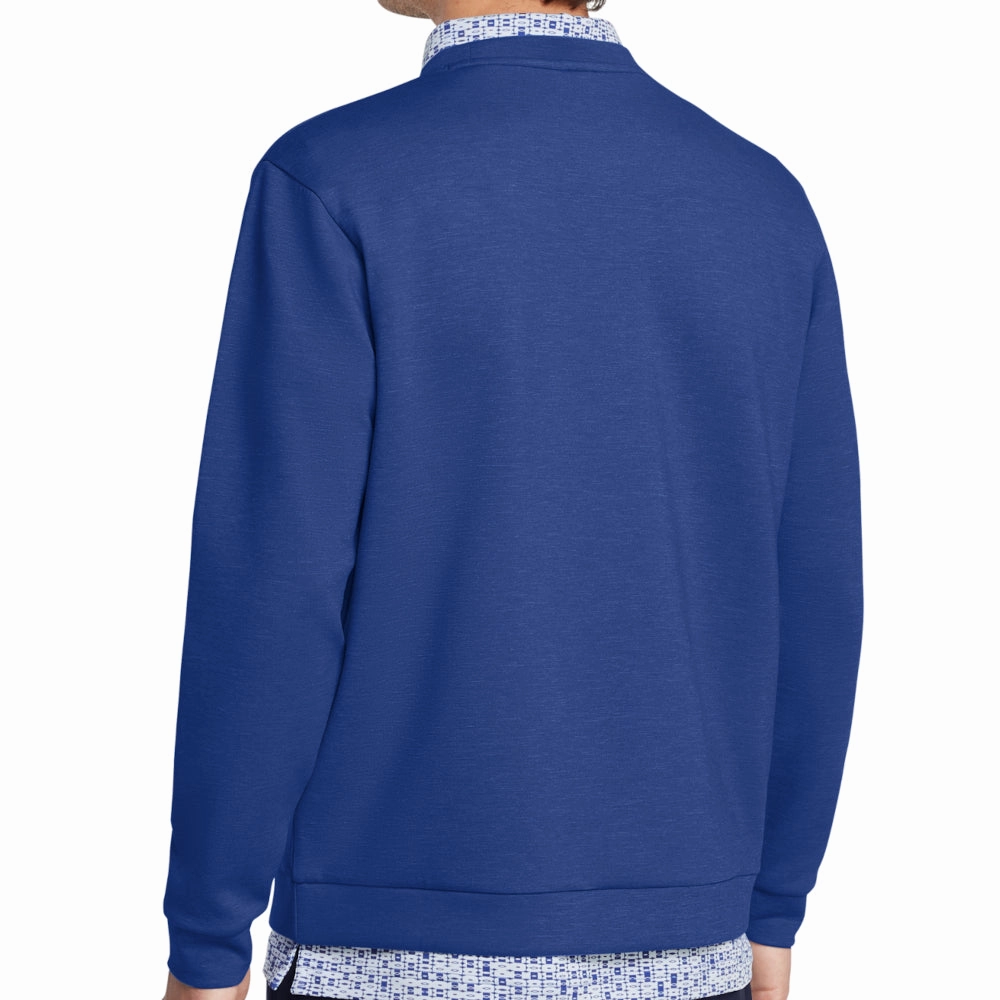 Cozy Outfit Under Armour Drive Midlayer Crewneck Pullover - Tech Blue