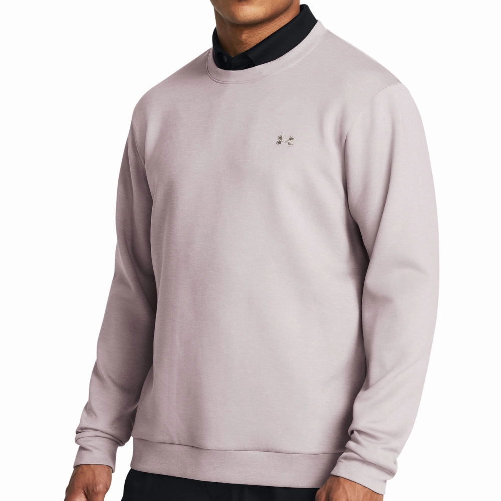 Under Armour Drive Midlayer Crewneck Pullover - Tetra Gray/Gray Matter Urban Casual gemstone accents
