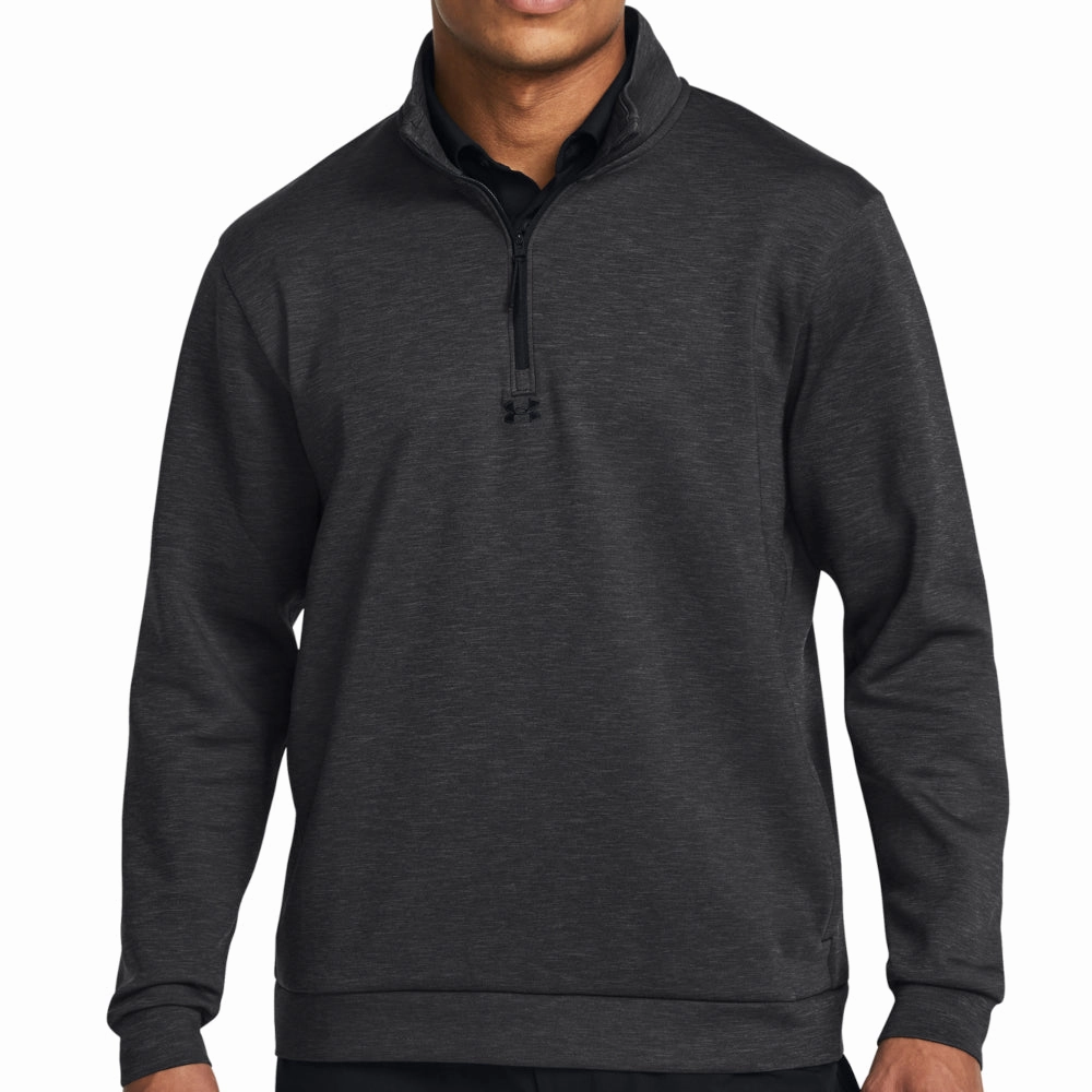 Under Armour Drive Midlayer Pullover - Black/Anthracite kids' duck cloth