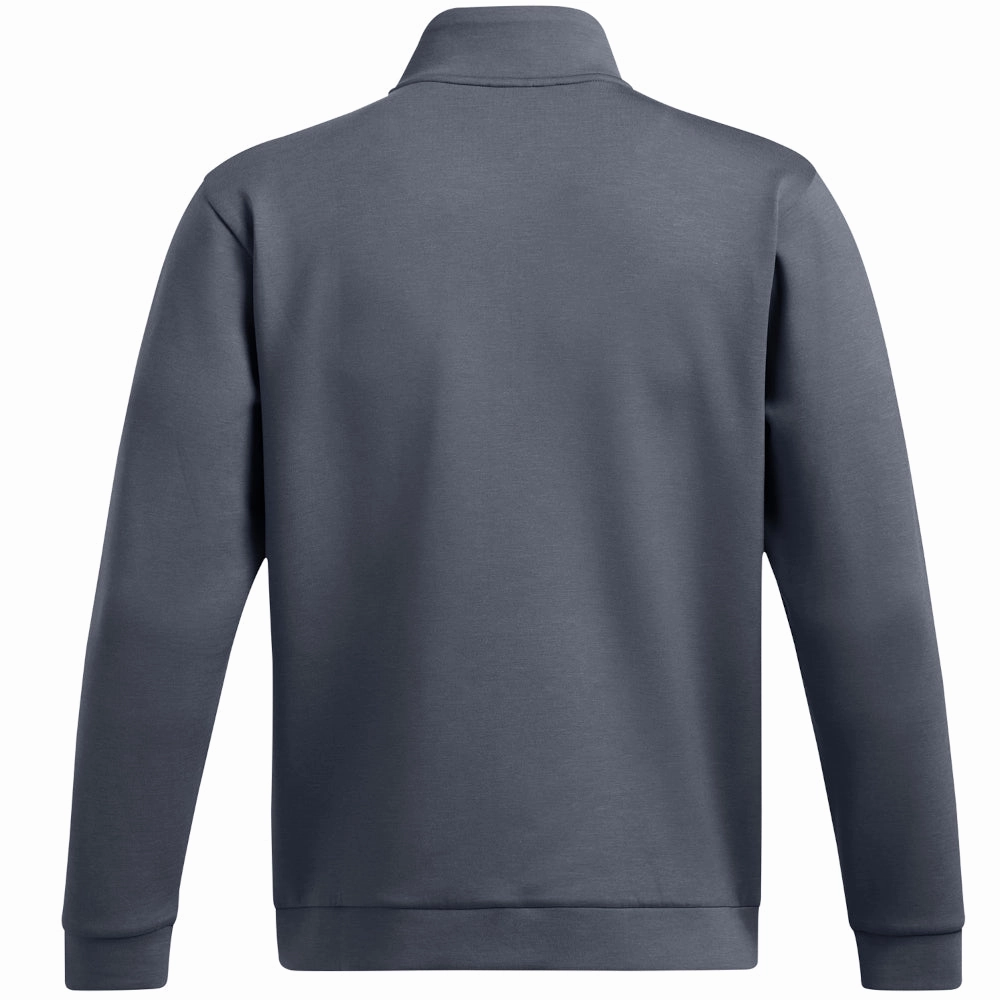 Casual Layering Modern Aesthetic Under Armour Drive Midlayer Pullover - Downpour Gray/Gravel