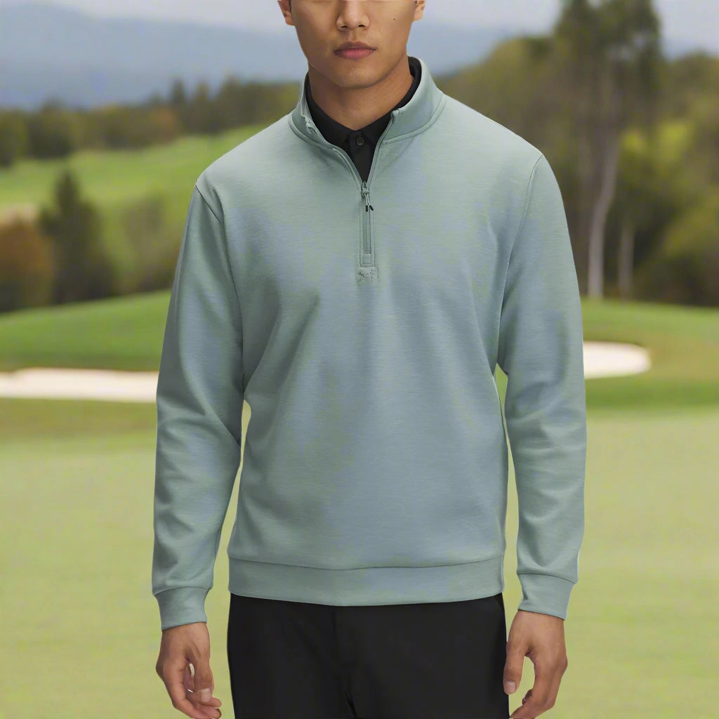 Under Armour Drive Midlayer Pullover - Silica Green/Hydro Green/Silica Green Comfy Layer