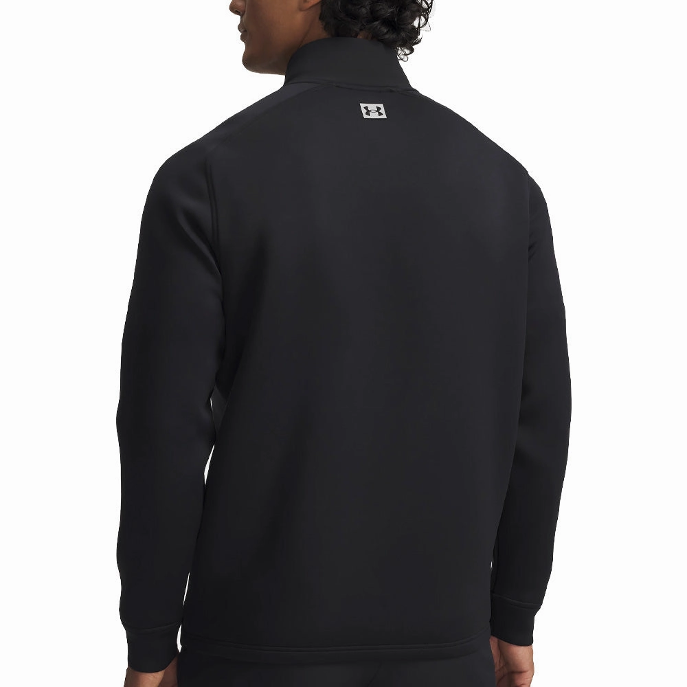 Under Armour Drive Pro Hybrid 1/2 Zip Pullover - Black/Black Fresh Fit