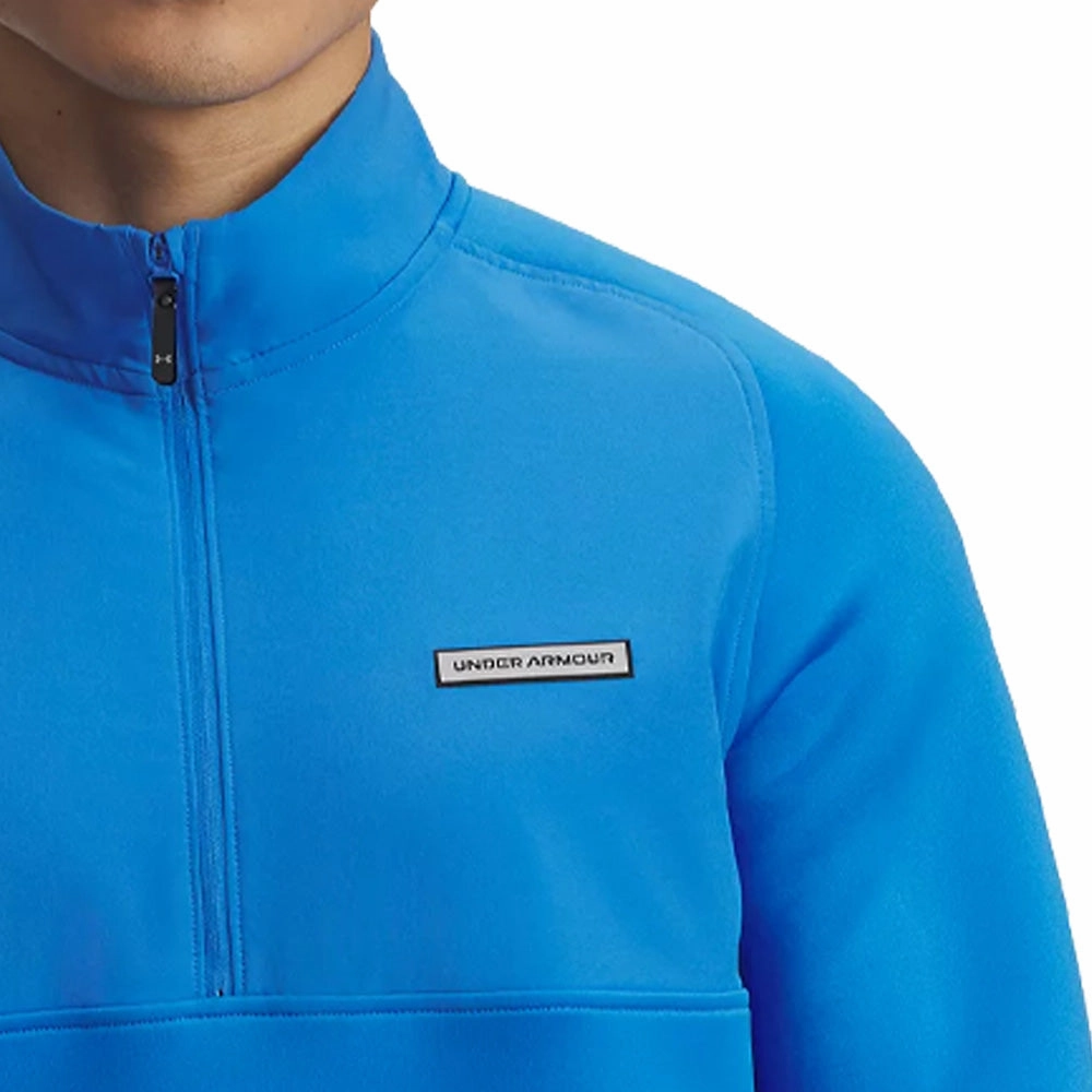 product anniversary charm Under Armour Drive Pro Hybrid 1/2 Zip Pullover - Blue Atlantis/Black
