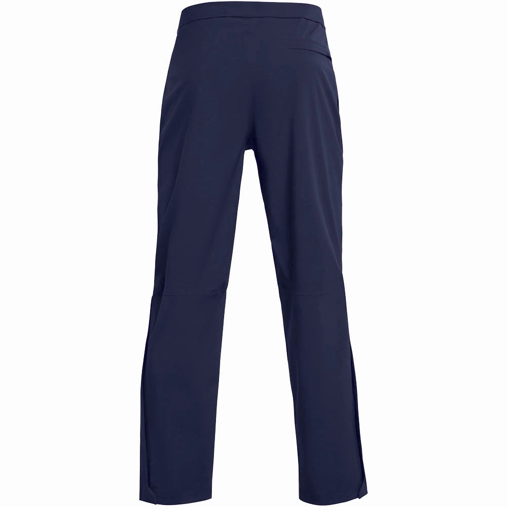 Under Armour Drive Rain Waterproof Trousers - Midnight Navy/Metallic Silver