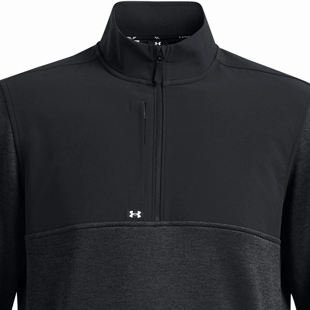 Under Armour Drive Storm Sweater Fleece 1/2 Zip - Black/Anthracite material trend Travel Relaxed