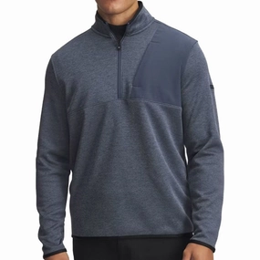 Street Sporty product couple intimacy Under Armour Drive Sweaterfleece 1/2 Zip Pullover - Downpour Grey