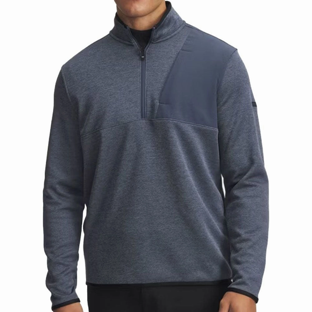 Street Sporty product couple intimacy Under Armour Drive Sweaterfleece 1/2 Zip Pullover - Downpour Grey