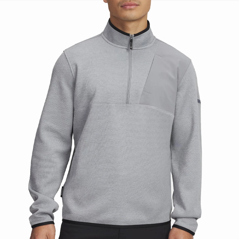 Under Armour Drive Sweaterfleece 1/2 Zip Pullover - Steel/Mod Gray/Steel Two-Tone Design