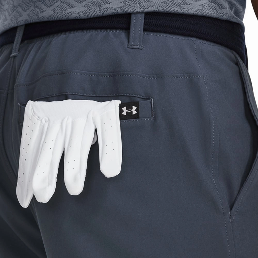 Bi Stretch Fabric Under Armour Drive Tapered Trousers - Downpour Gray/Halo Gray