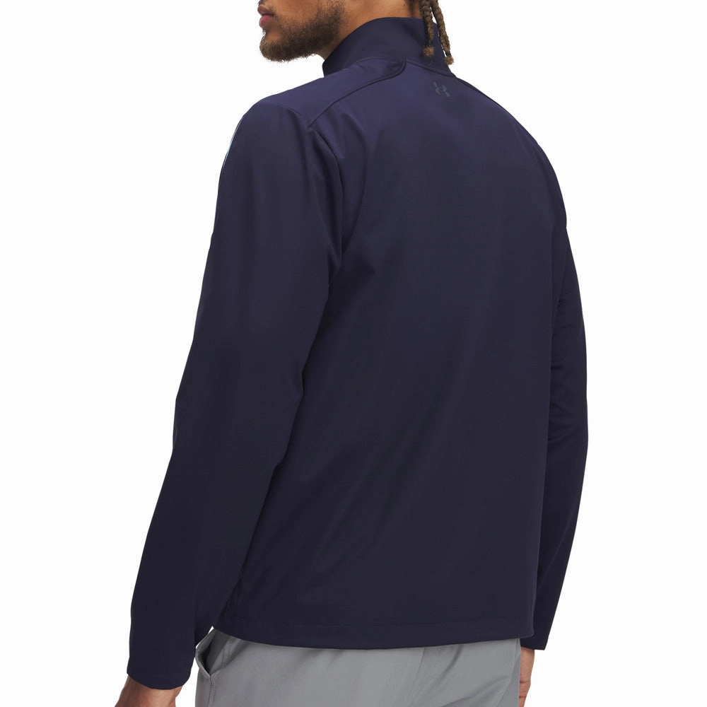 Under Armour Drive Wind Full Zip Pullover - Midnight Navy/Downpour Grey/Downpour Grey Stylish Essentials teens'