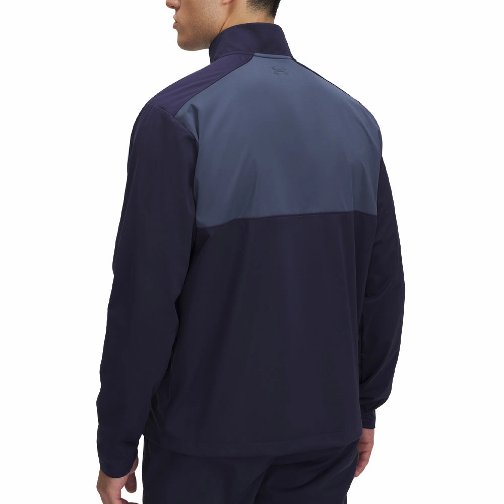 product beach style charm Under Armour Drive Wind Half Zip Pullover - Midnight Navy/Downpour Grey/Downpour Grey