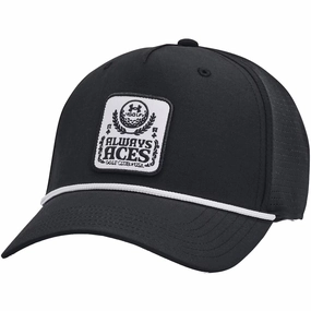 Afternoon Tea Look Sustainable Material Under Armour Driver Snapback Cap - Black/Black