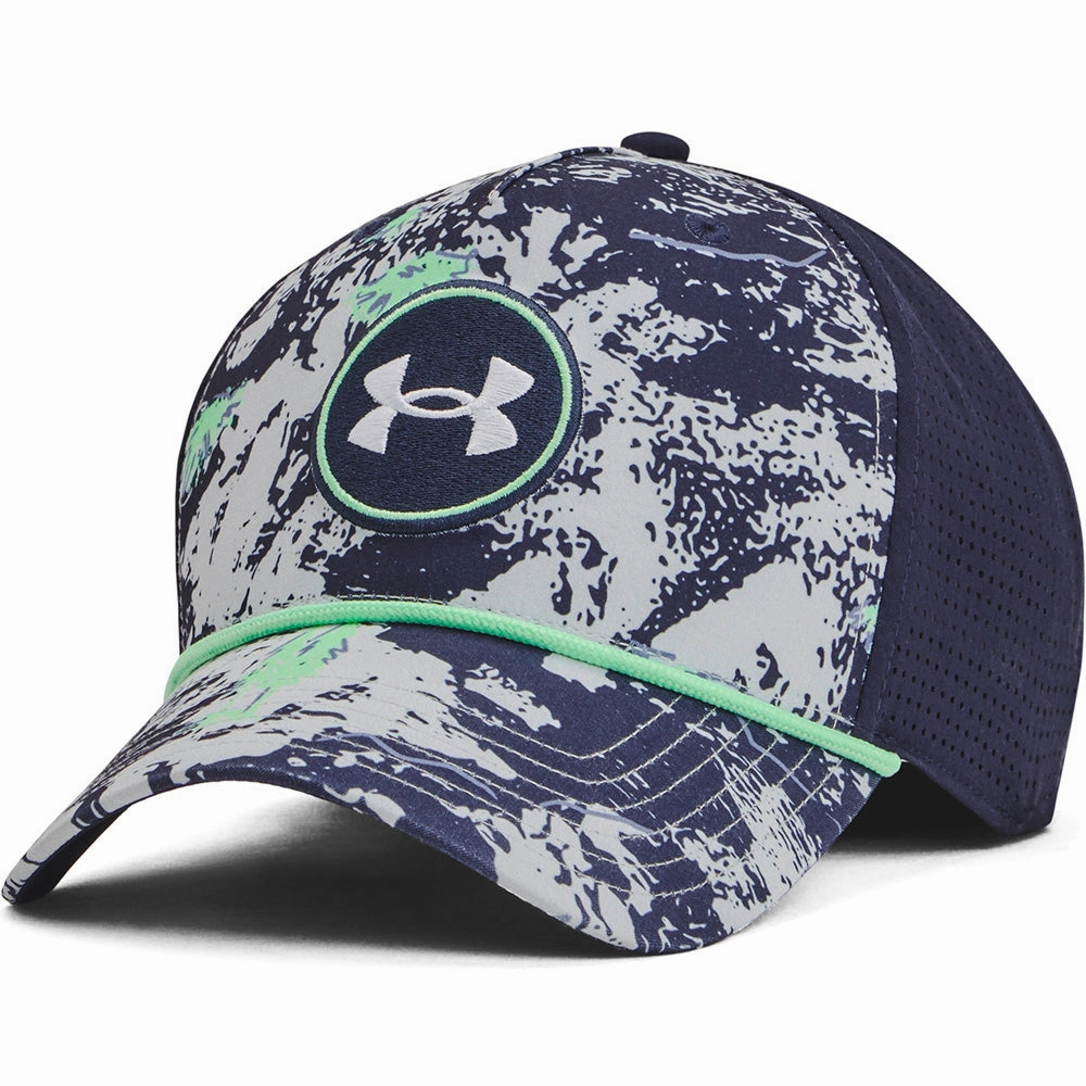 Go Casual Fall Vibes Under Armour Driver Snapback Cap - Halo Gray/Matrix Green