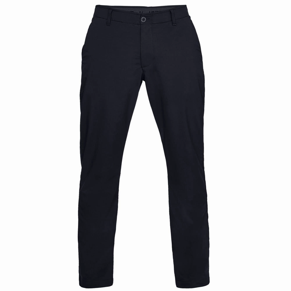 Adaptable Fit High-rise waist Under Armour EU Performance Slim Taper Trousers ?C Black