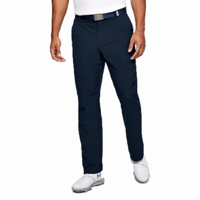 Neutral Tone Casual Layer Fit Under Armour EU Tech Straight Trousers - Navy