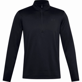 anti wrinkling Under Armour Fleece 1/2 Zip Pullover - Black