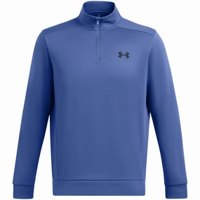 Under Armour Fleece 1/4 Zip Sweater - Tech Blue Adjustable