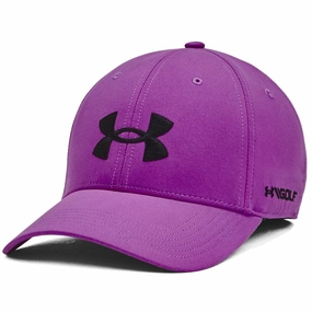 Recycled Material Elastic Band Under Armour Golf96 Cap - Mega Magenta