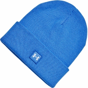 Daily Use Hook And Loop Under Armour Halftime Cuff Beanie - Water Blue