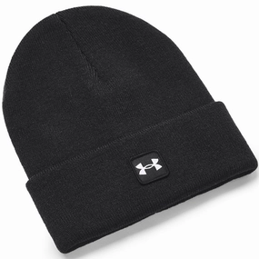 Sharp Finish Artisan Detail Under Armour Halftime Cuff Beanie Hat - Black