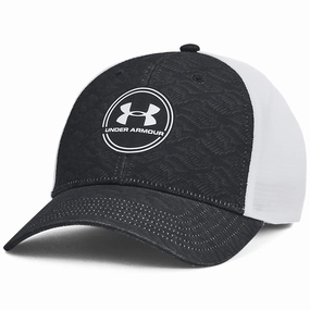 Lifestyle Shot Adjustable size Under Armour Iso-Chill Driver Mesh Adjustable Cap - Black