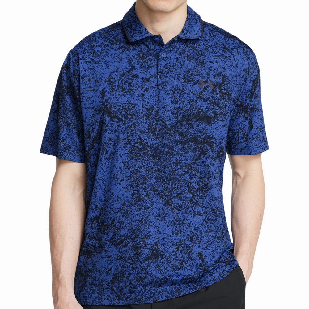Under Armour Iso-Chill Verge Polo Shirt - Tech Blue/Midnight Navy Versatile Layering Piece