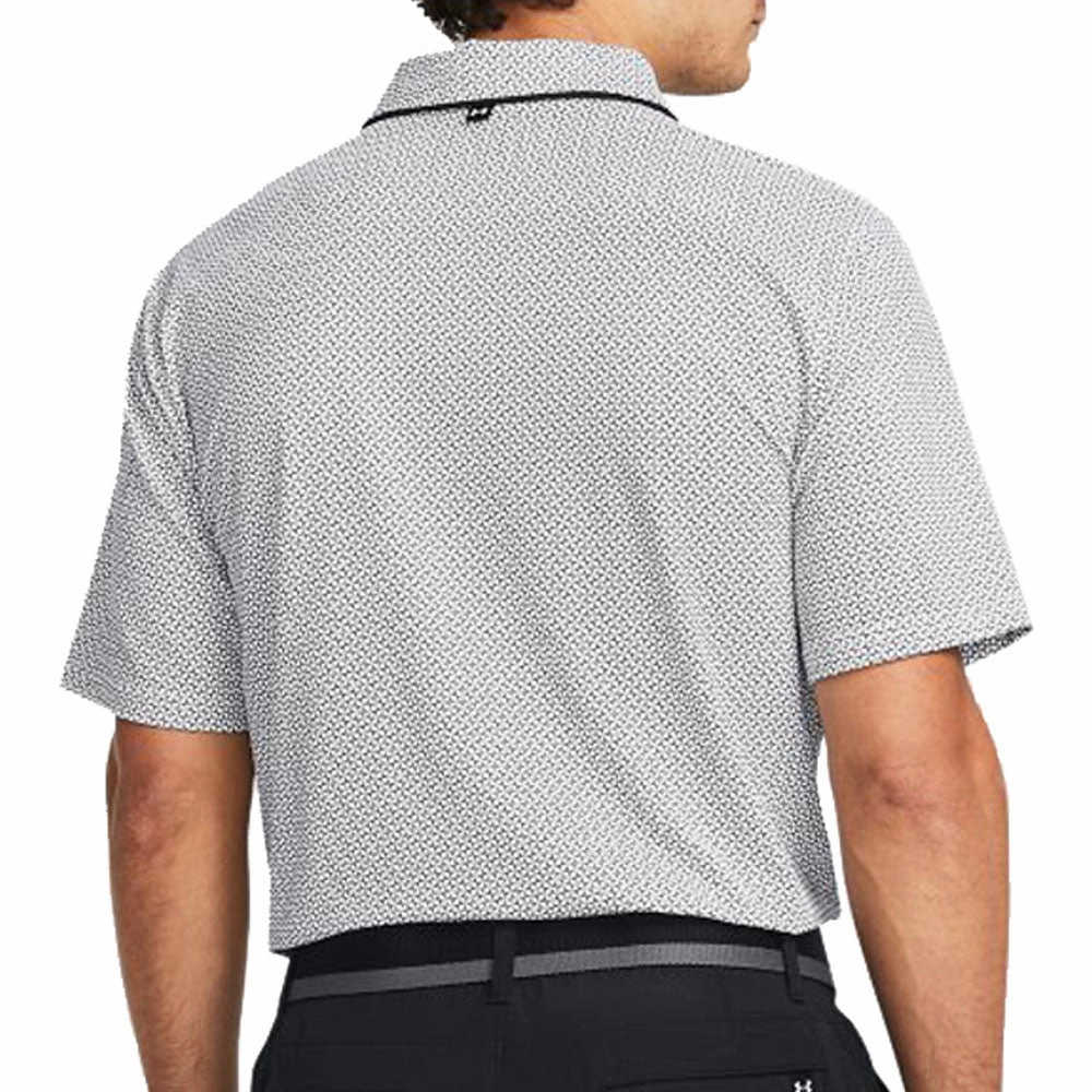 Under Armour Iso-Chill Verge Polo Shirt - White/Halo Gray/Black Weekend Comfort Style